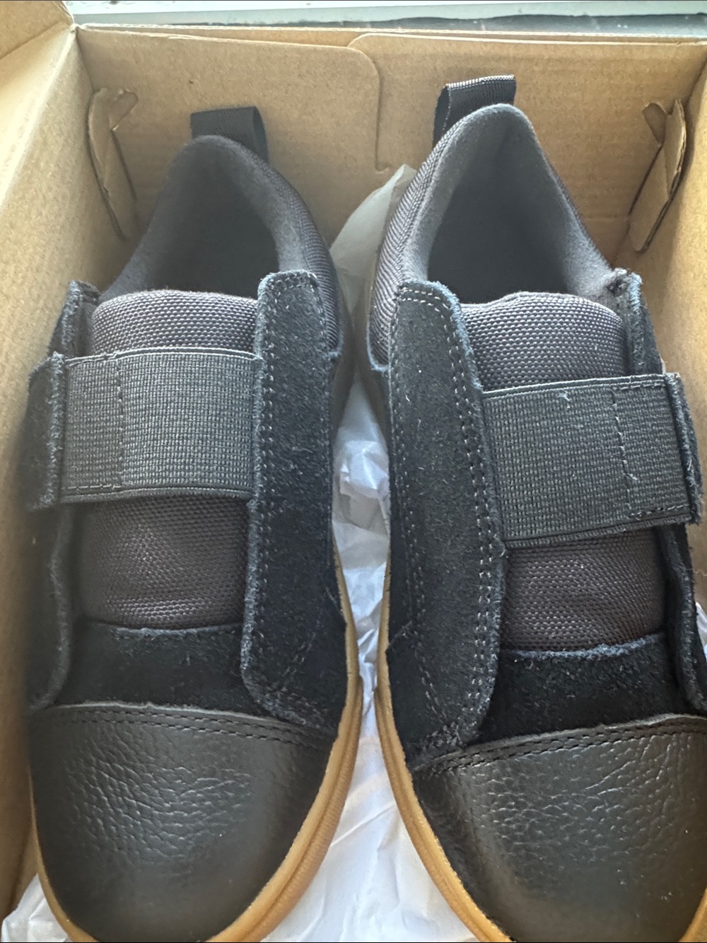 UGG Kids T Rennon Low Black Slip-On Sneakers
